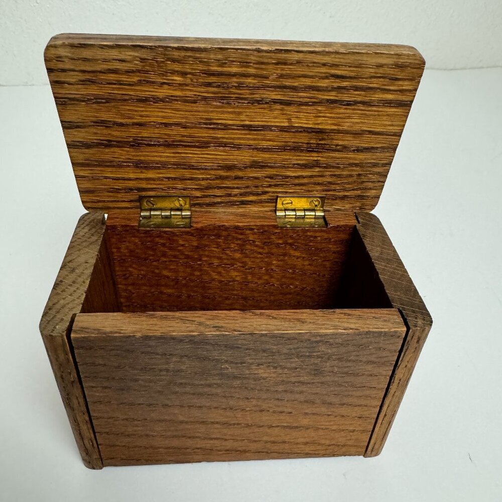Vintage Wooden Trinket Box